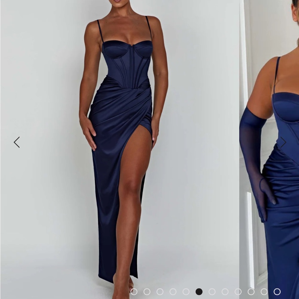 Babyboo Navy Despina dress